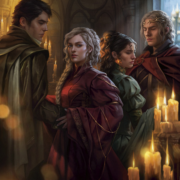Rhaenyra and Alicent de Magali Villeneuve